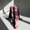Ophelia Tie Dye Lingerie Set With Stocking