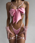 The perfect Gift 3-Piece Satin Lingerie Set