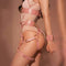 Diana Pink PU Leather Body Harness