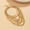 1PC Multi Layered Chain Tassel Anklets